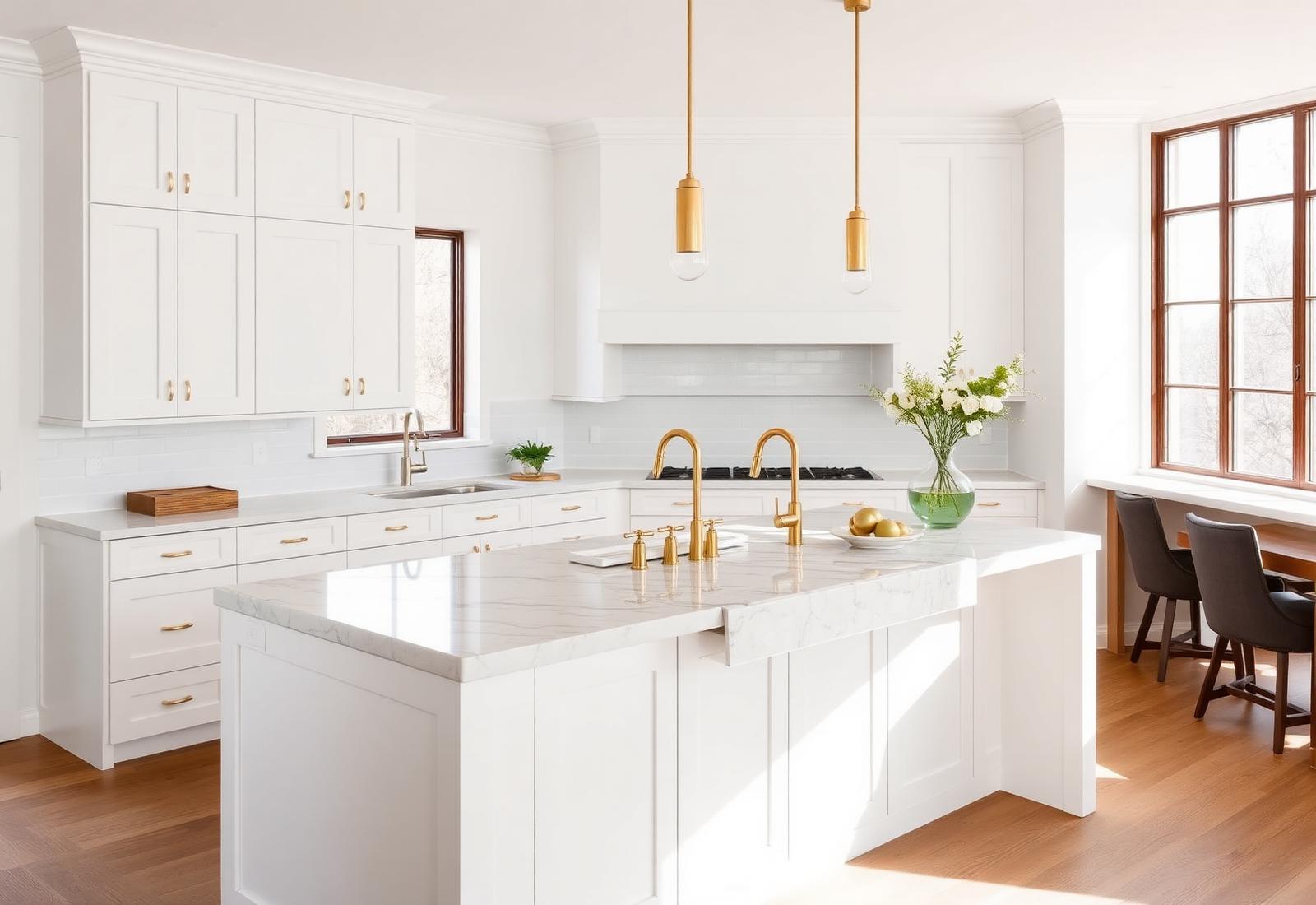 Modern kitchen renovation result